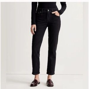 Madewell The Mid-rise Perfect Vintage Jean Black Denim Size 31